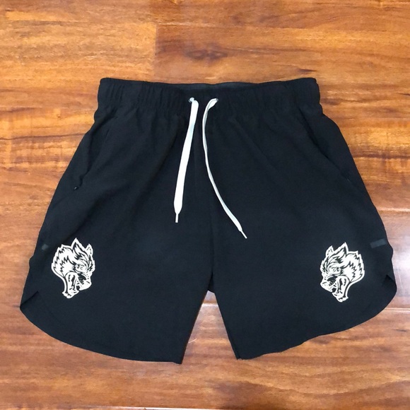 Darc Sport Other - Darc Sport “Wolves Forever” Wolf Head Flex Shorts